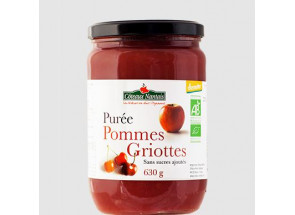 PUREE POMME GRIOTTE 630G
